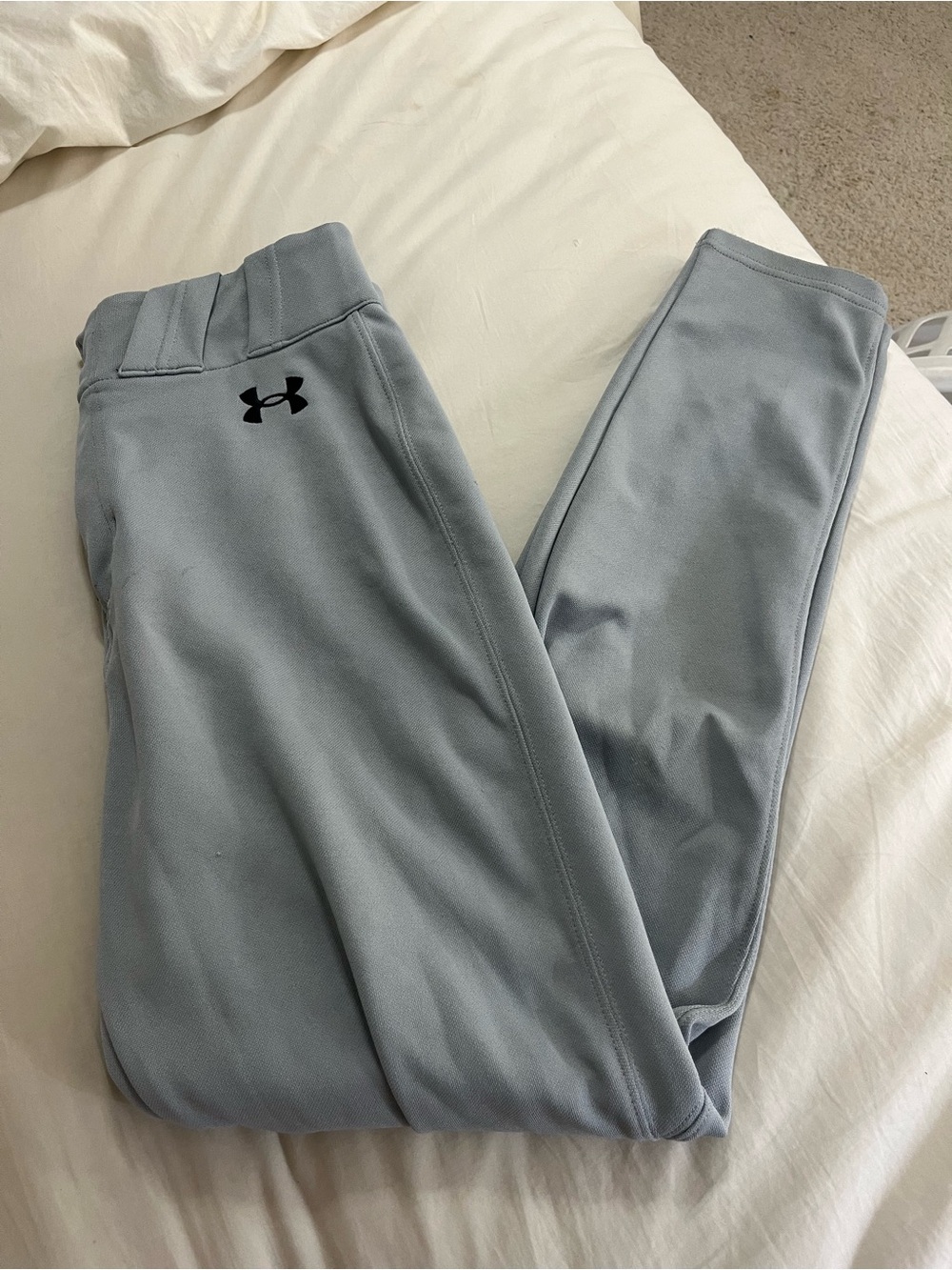 Under Armour Light Gray Baseball Pants